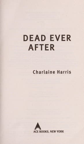 Tapa de Dead ever after