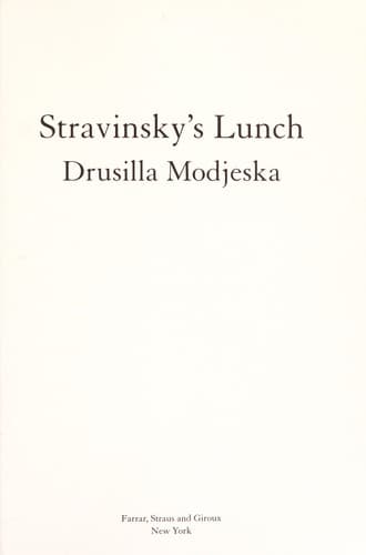 Tapa de Stravinsky's lunch