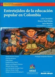 Tapa de Entretejidos de la educación popular en Colombia