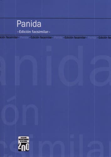 Tapa de Panida : edición facsimilar