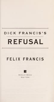 Tapa de Dick Francis's refusal