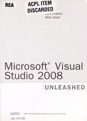 Tapa de Microsoft Visual Studio 2008 unleashed