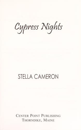Tapa de Cypress nights