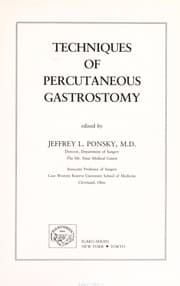 Tapa de Techniques of percutaneous gastrostomy