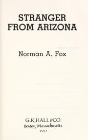 Tapa de Stranger from Arizona