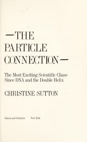 Tapa de The particle connection