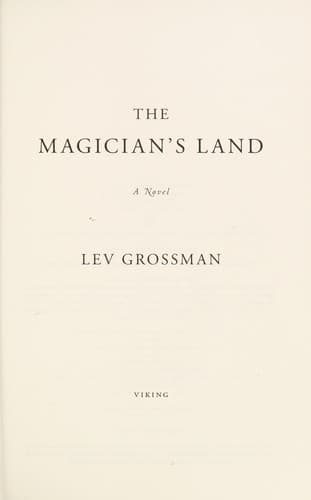 Tapa de the magicians land