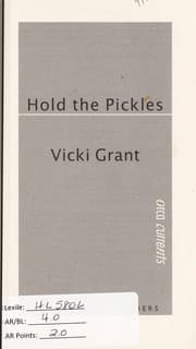 Tapa de Hold the pickles