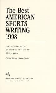 Tapa de The best American sports writing 1998