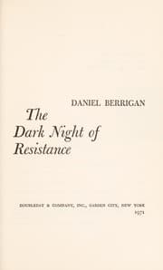 Tapa de The dark night of resistance