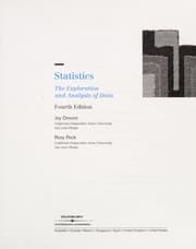 Tapa de Statistics