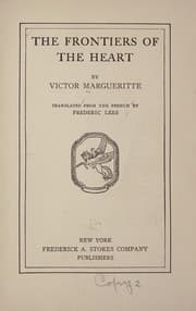 Tapa de The frontiers of the heart
