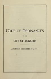 Tapa de Code of ordinances