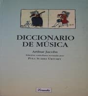 Tapa de Diccionario De Musica (Ediciones Varias)
