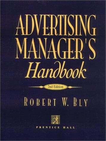 Tapa de Advertising manager's handbook