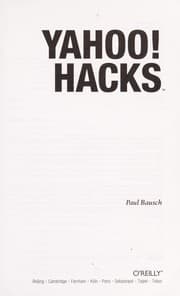 Tapa de Yahoo! hacks