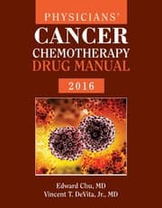Tapa de Physicians´cancer chemotherapy. Drug manual 2016