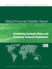 Tapa de Containing systemic risks and restoring financial soundness