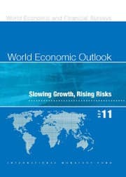 Tapa de World economic outlook. Slowing growth, rising risks