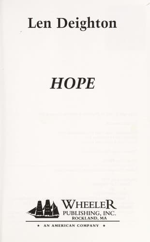 Tapa de Hope