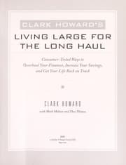 Tapa de Clark Howard's living large for the long haul