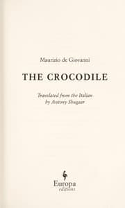 Tapa de The crocodile