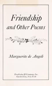 Tapa de Friendship and other poems