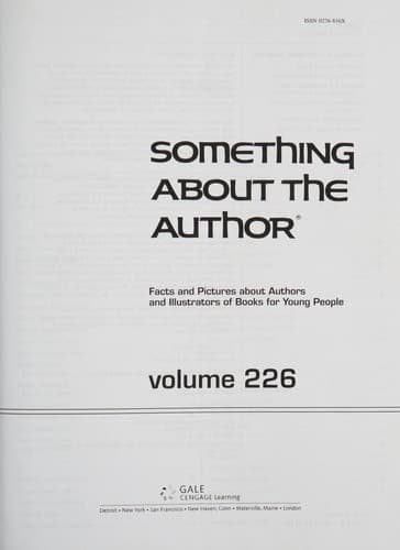 Tapa de Something about the author