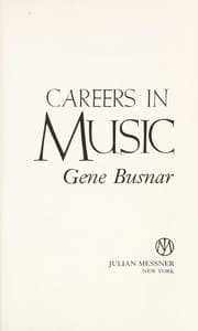 Tapa de Careers in music