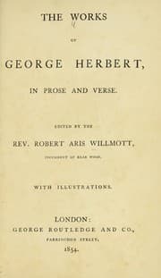 Tapa de The works of George Herbert in prose and verse