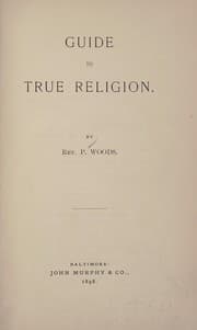Tapa de Guide to true religion
