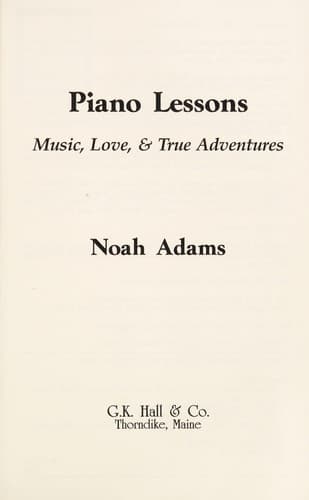 Tapa de Piano lessons
