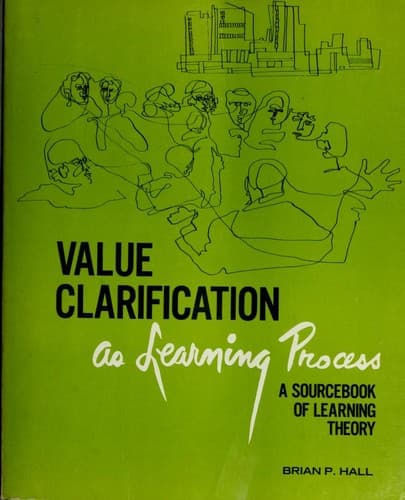 Tapa de Value clarification as learning process