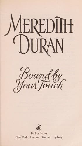 Tapa de Bound by your touch