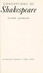Tapa de Conceptions of Shakespeare