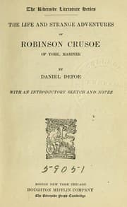 Tapa de The life and strange adventures of Robinson Crusoe, of York, mariner