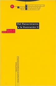 Tapa de del Renacimiento a la Ilustracion II (Enciclopedia Iberoamericana de Filosofia)