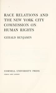 Tapa de Race relations and the New York City Commission on Human Rights