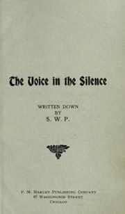 Tapa de The voice in the silence