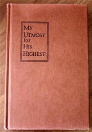 Tapa de My utmost for His Highest