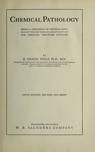 Tapa de Chemical pathology