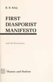 Tapa de First Diasporist manifesto