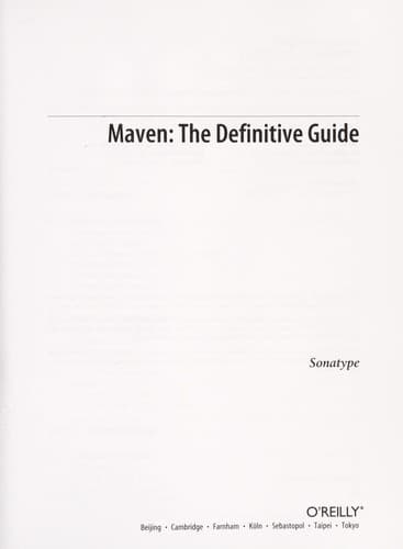 Tapa de Maven
