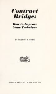 Tapa de Contract bridge: how to improve your technique