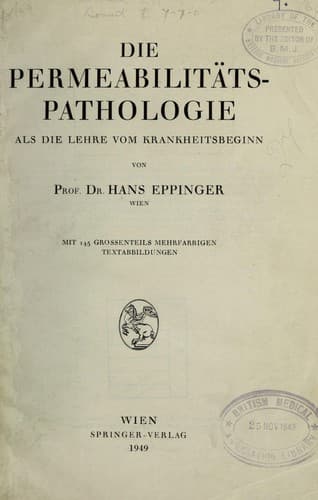 Tapa de Die Permeabilit©Þtspathologie