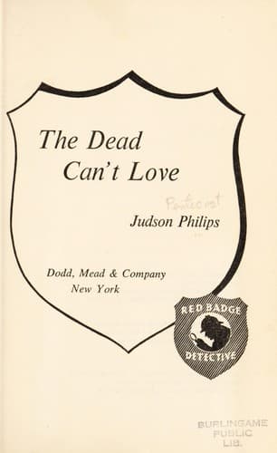 Tapa de The dead can't love