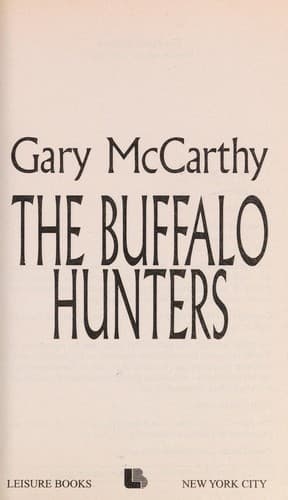 Tapa de The Buffalo Hunters.