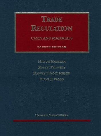 Tapa de Trade Regulation