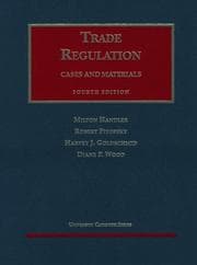 Tapa de Trade regulation : cases and materials