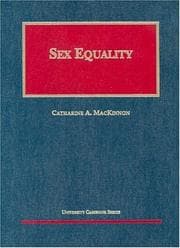 Tapa de Sex Equality